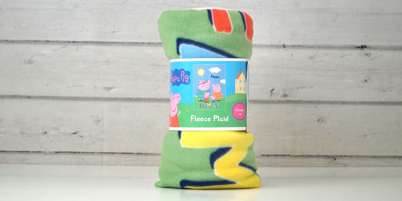Koc polarowy Peppa Family
